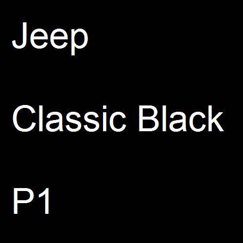 Jeep, Classic Black, P1.